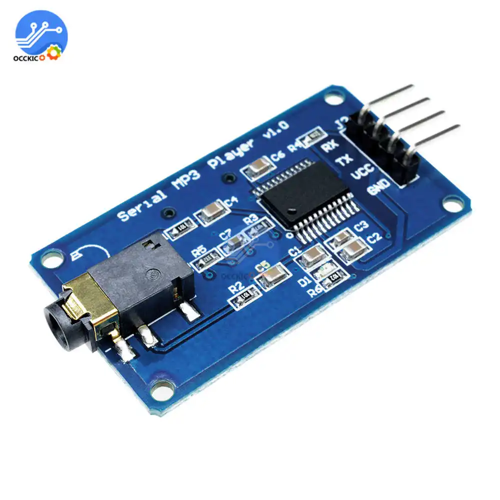 YX5300 UART управление серийный MP3 музыкальный плеер модуль для Arduino/AVR/ARM/PIC CF