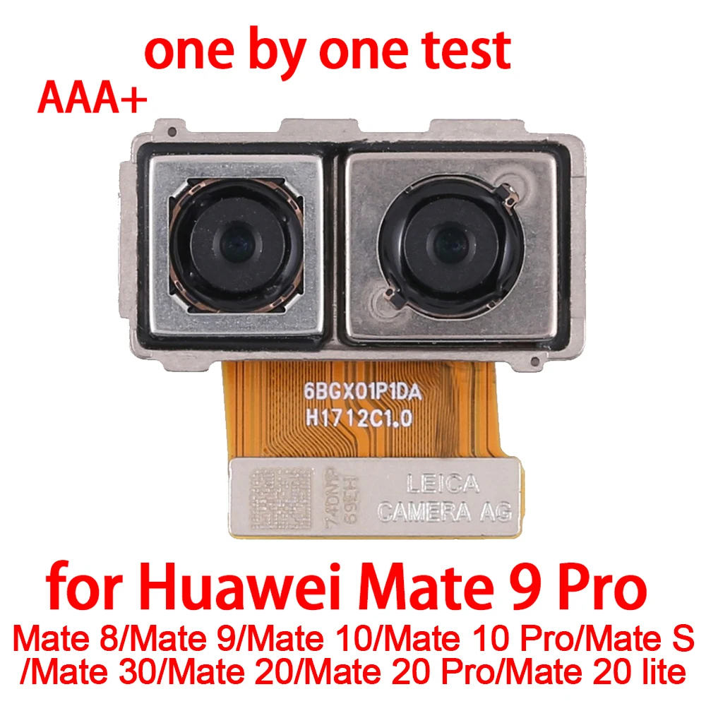 Pieza de repuesto de doble cámara de lente de vidrio Módulo Flexible Para Huawei Mate 9 pro Reino Unido