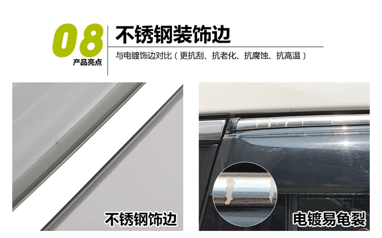 Corolla Lewin Vios FS Cause Enjoy Cause Dazzle Yi Zhi дефлекторы окон из нержавеющей стали дефлектор бокового окна