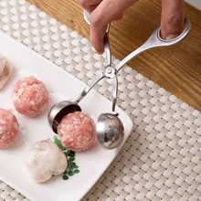 Нержавеющая сталь fishball форма для рисовых шариков кухонные фрикадельки инструменты бытовой зажим YHJ112907