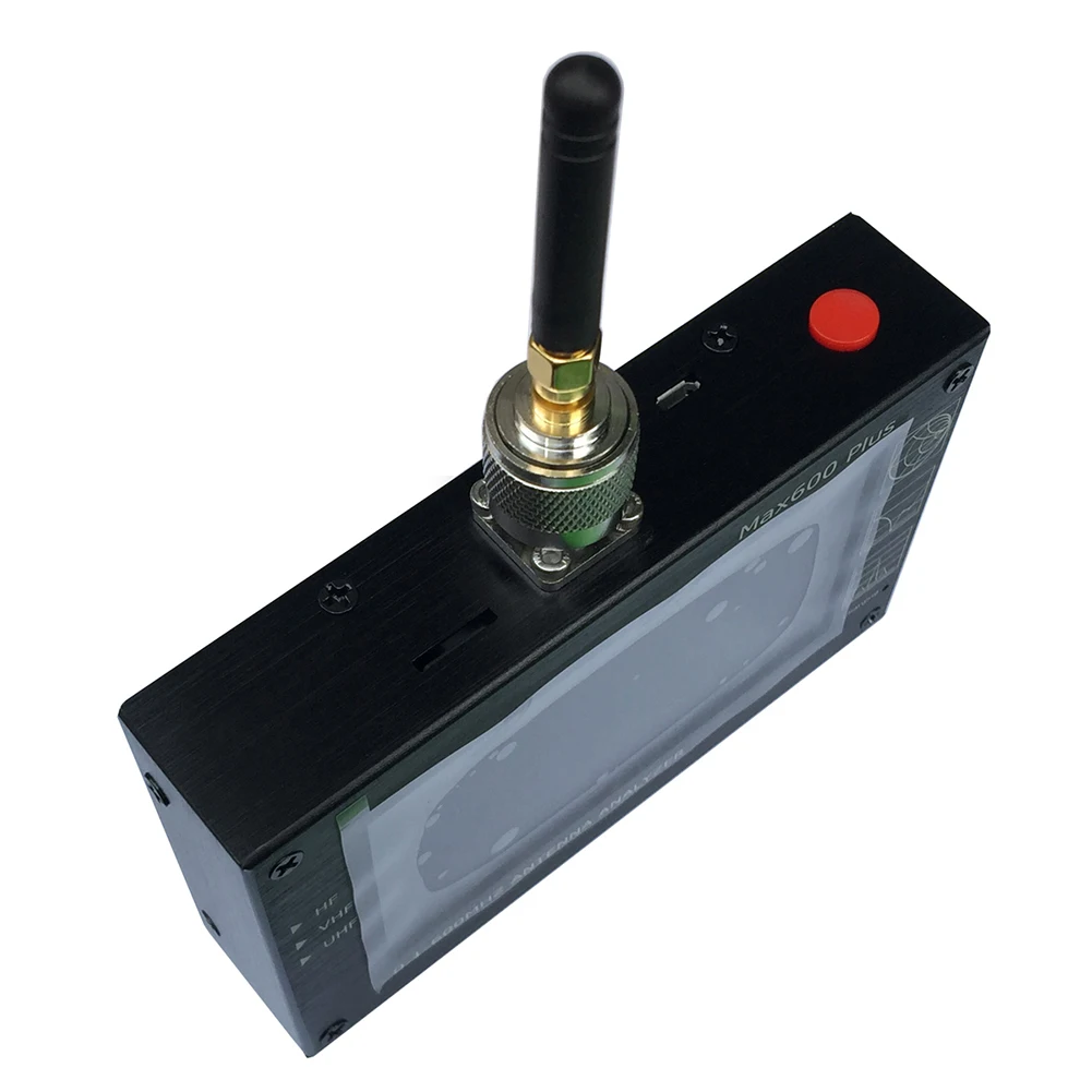 

0.1 To 600MHZ Shortwave HF VHF UHF Vector Network Analyzer TF Card Standing Wave Antenna Test Digital Display Touch Screen