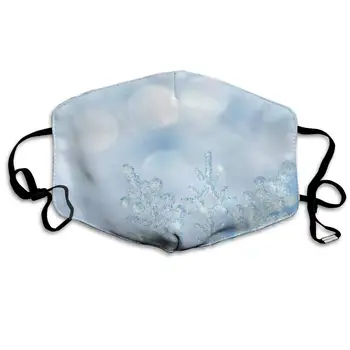 

Mouth Mask Frozen Snow Print Masks - Breathable Adjustable Windproof Mouth-Muffle, Camping Running for Women and Men