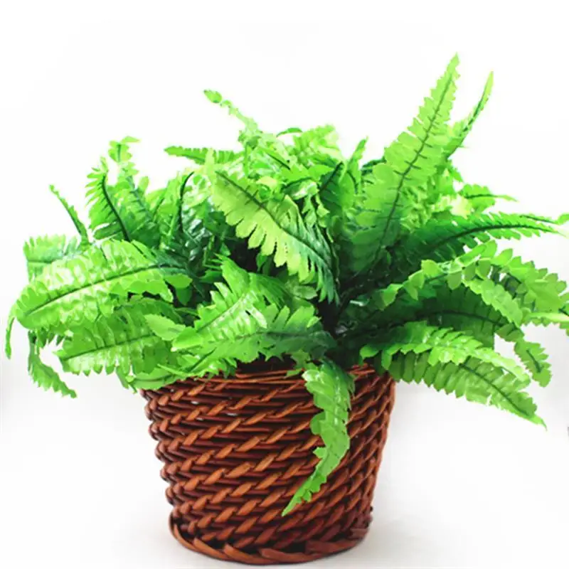 Artificial Persian Leaves Plant Decorative Green Persian Leaves Lifelike Plant Fake Plant Home Decoration New