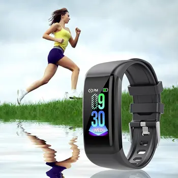 

2020 New C21 Smart Bracelet Heart Rate Sleep Monitoring Task Reminder Waterproof Sports Step Counter Waterproof Bracelet