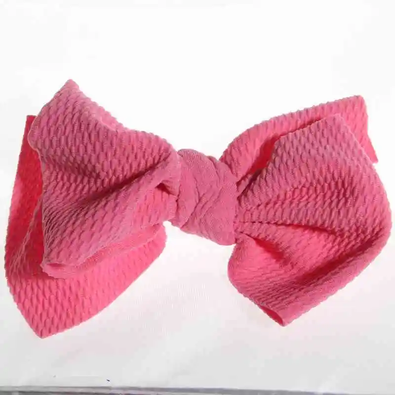 Deep Pink 50 шт., 13 см, 5,1 дюйма, большие, для новорожденных, Seersucker, вафельные банты для волос, для повязки на голову, для волос, бутик, заколки для волос, заколки для волос, аксессуары для головных уборов - Цвет: Deep Pink