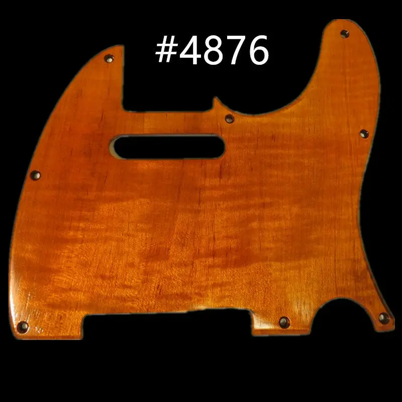 New Telecaster Guitar Pickguard Hand Made Maple Wood Tele Guitar Parts 4876 Guitar Parts