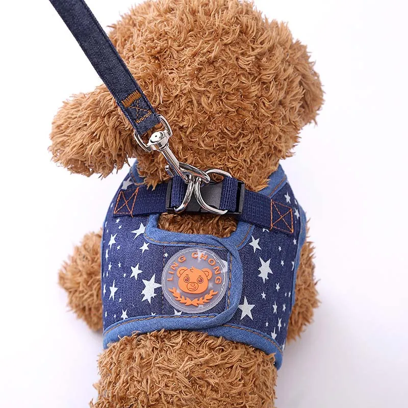Reflective Pet Dog Harness And Leash Set Puppy Chest Strap Lead Dog