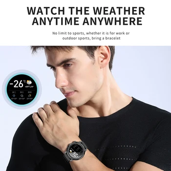 

Smart Band Watch Pedometer Smartwatch F12 1.3inch Full Round Full Touch ScreenMen Women Heart Rate Monitor Bracelet