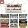 Putuo Decor Bar Signs Funny Wooden Signs Gifts Decorative Plaques In Bar Door Decoration Pub Club Hanging Home Decor ► Photo 1/6