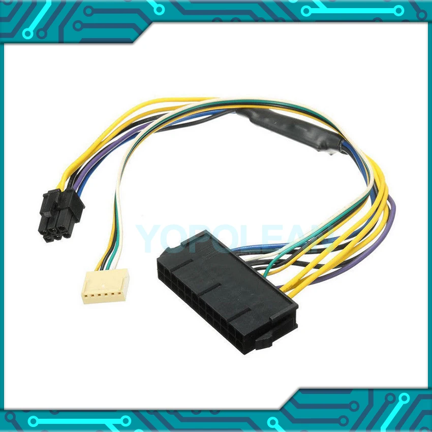 24Pin в 2 порта 6Pin 18AWG SFF материнская плата адаптер кабеля питания для HP Z220 Z230 ATX блок