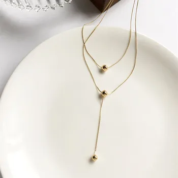 

New fashion trendy jewelry copper choker multi layer necklace gift for women Chokers jewelry necklace gifts