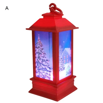 

Pattern Lanterns Christmas LED Colorful Light Santa Claus Christmas Tree Snowman Night Light Decoration Lighthouse DC112