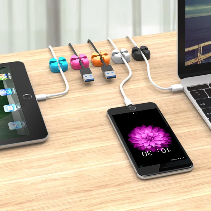

Car Cable Organizer Storage Cord Charger Line Clamp Cable Data Line Clips Tie Fixer Wire Holder for Earphone USB Cable