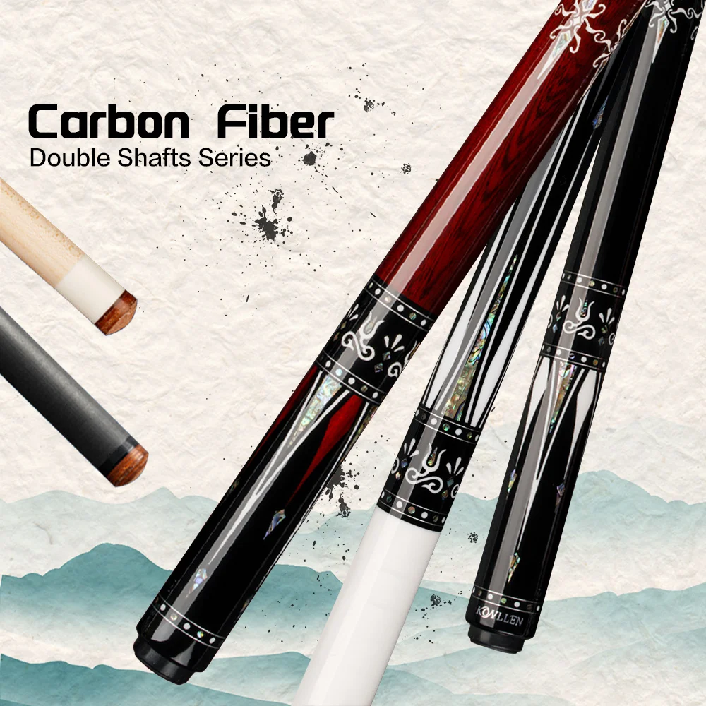 KONLLENインレイプロフェッショナルキュー Amazon.co.jp: KONLLEN カーボンファイバー プールキュー 147cm