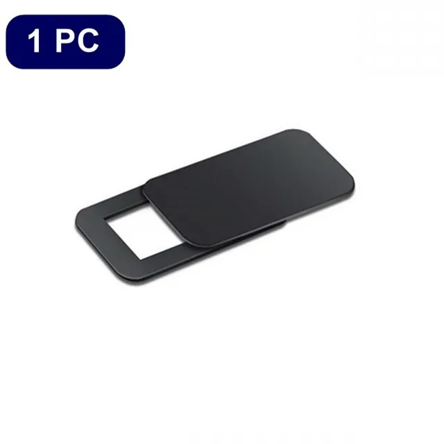 Webcam Cover Slider Laptop Camera Cover Shutter Mobile Phone Front Camera Cover Privacy Protection Sticker for Notebook 1PCS Black
