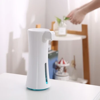 

450ml Soap Dispenser Automatic Induction Foaming Hand Washer 0.2S Infrared Sensing Replaceable Liquid Self-filling For Diary