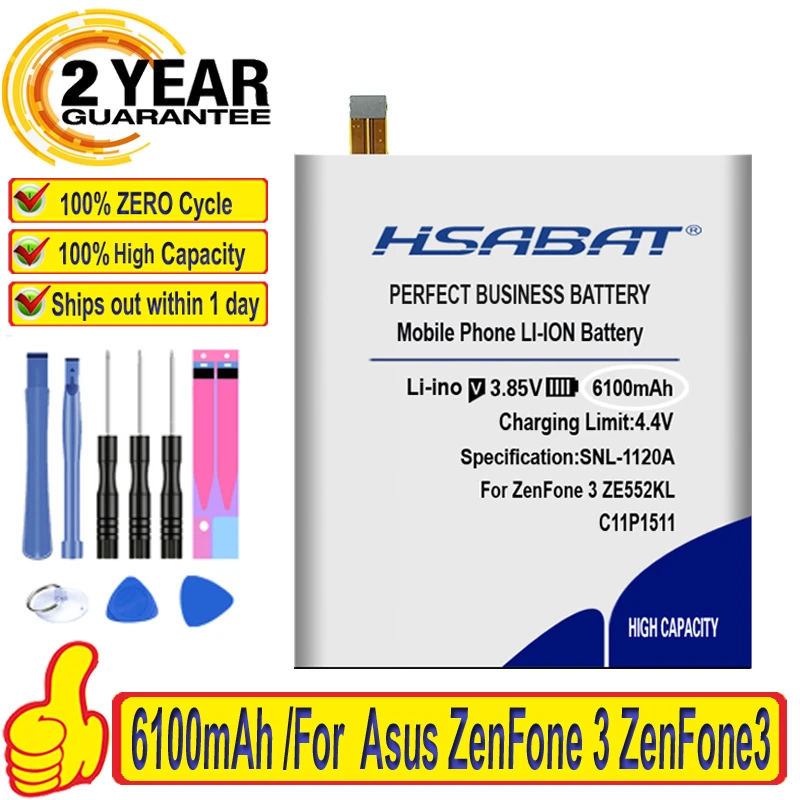 Hsabat C11p1511 5600バッテリーasus Zenfone 5 3 Zenfone3 Ze552kl Z012da E電池 Battery For 4000mah Batterybattery 4000mah Aliexpress