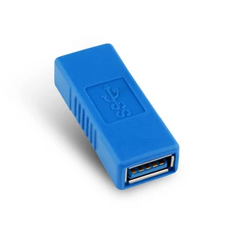 

USB 3.0 Type A Female to A Female Connector Adapter USB3.0 AF to AF Coupler F/F Gender Changer Extender Converter for Laptop