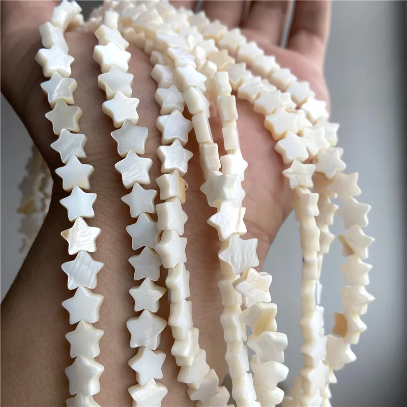 Mother Pearl Star Bracelet Shell Beads Spacer Natural Shape Shell