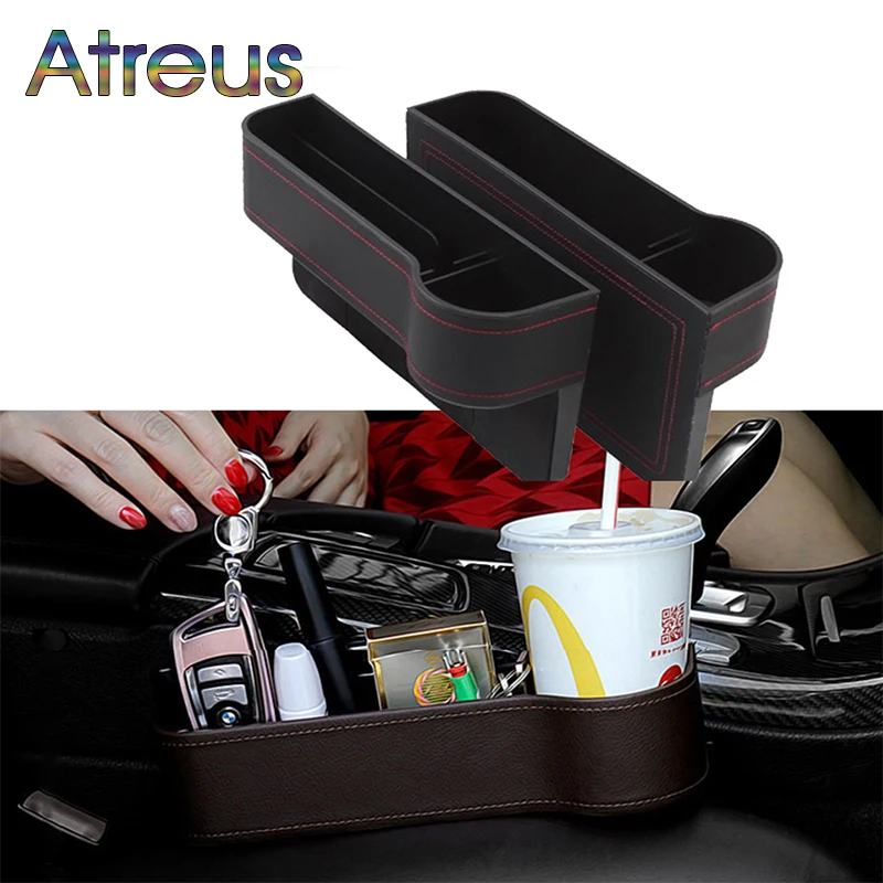 Universal Car Seat Crevice Gap Storage Box Pocket Organizer for Audi A3 8P 8V A4 B8 B6 B7 B9 B5 A6 C6 C7 C5 Q5 A5 Q7 A1 Q3 TT
