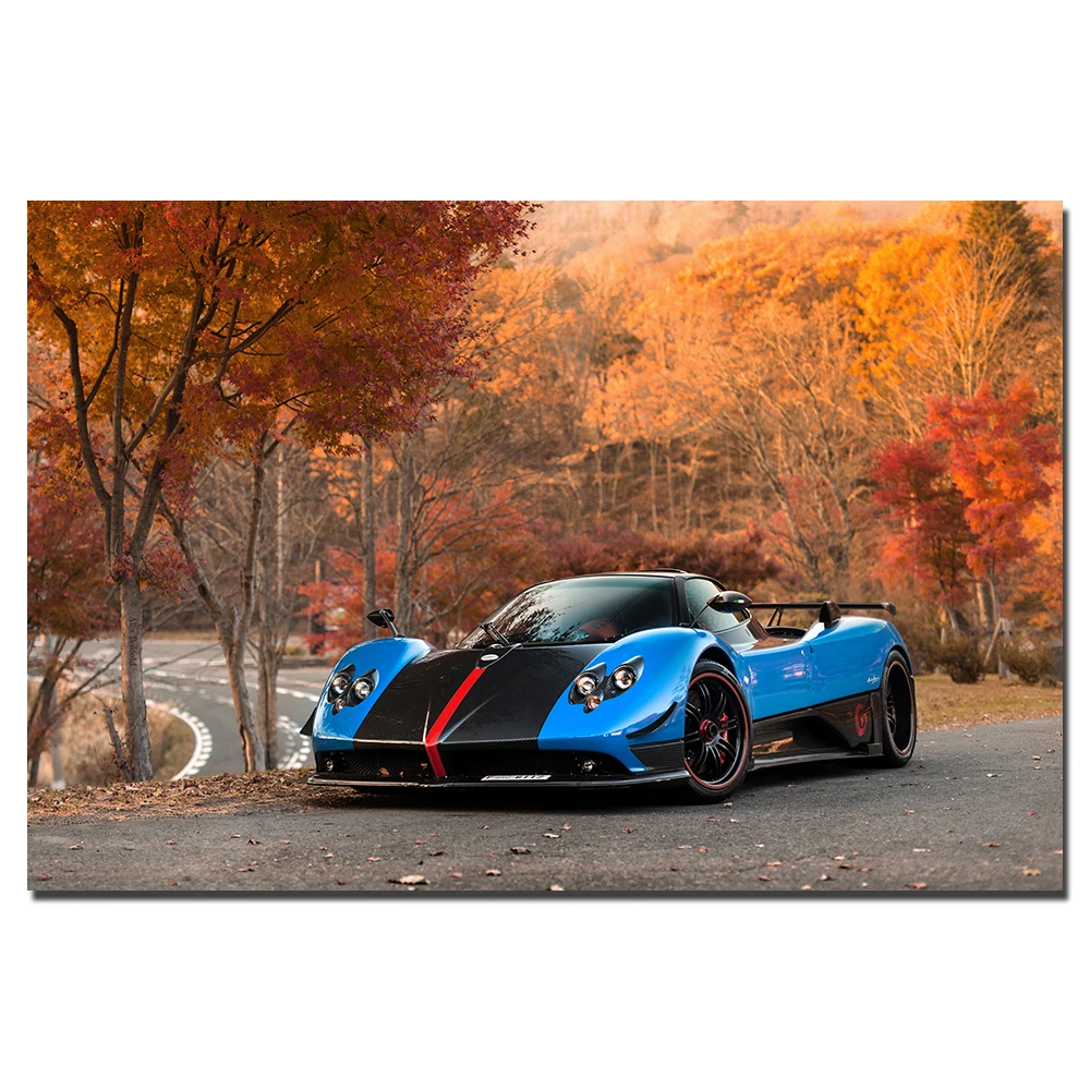 Pagani Zonda Cinque Roadster Poster Canvas Painting Decoration Wall Art Picture For Living Room Painting Calligraphy Aliexpress