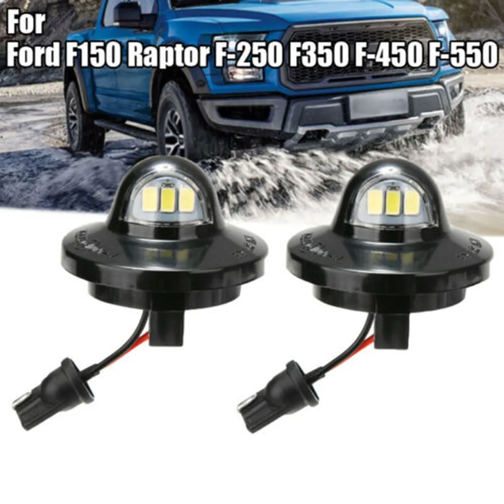 2 предмета 12 V-36 V автомобиль Raptor проводник полный светодиодный номерного знака светильник 6500K для Ford F150 F-250 F-350 F-450 F-550 номерного знака светильник
