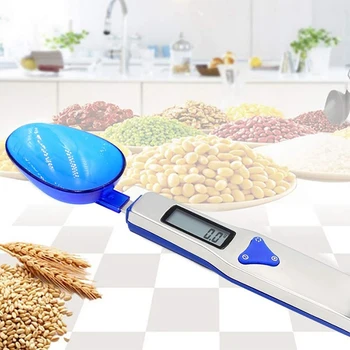 

Digital Scale Spoon LCD Display Kitchen Spoon Scale 500G/0.1G Electronic Measuring Spoon Scales Weighing Spoon