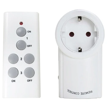 

Electric Remote Control Safety and Energy Saving EU Plug Practical ligent Durable Switch Socket(EU PLUG)
