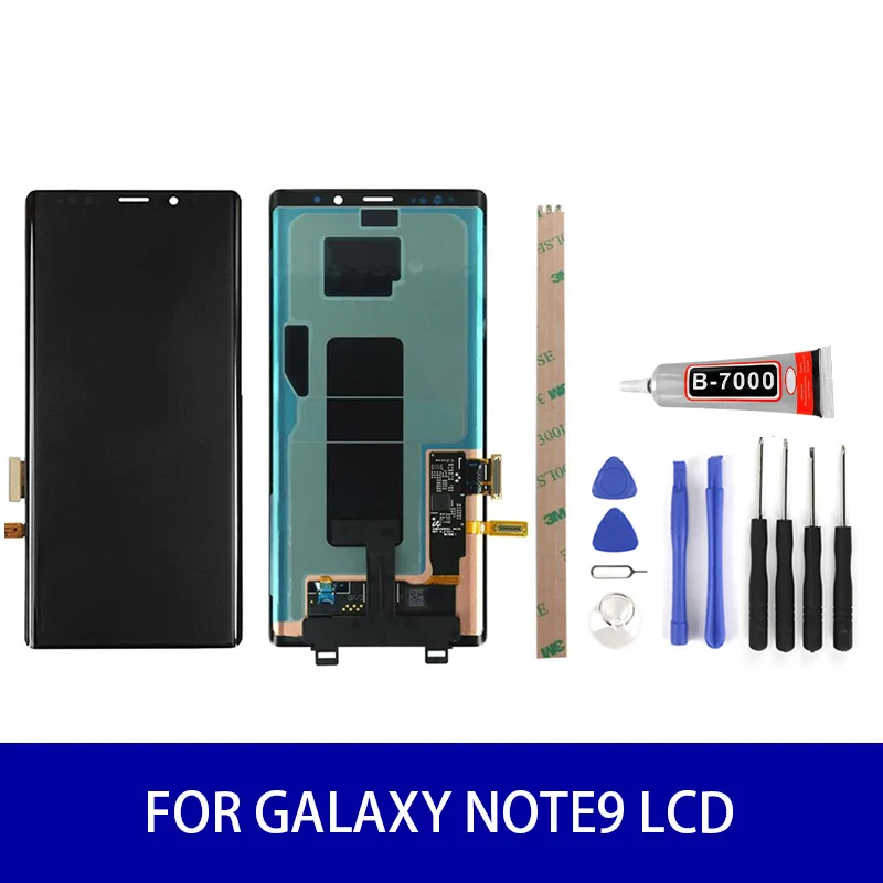 Оригинальный супер Amoled для samsung Galaxy NOTE9 ЖК дисплей сенсорный экран панель