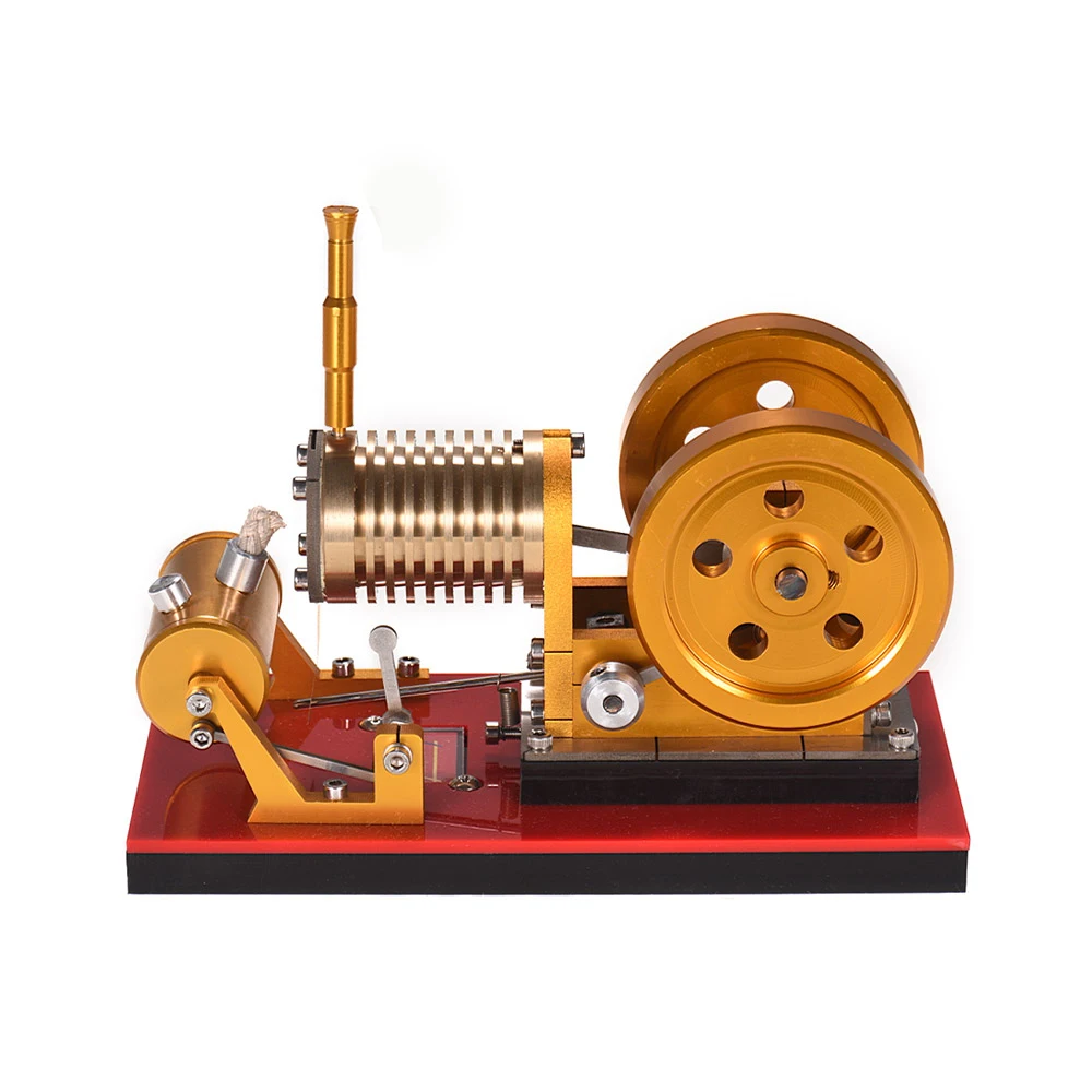 

Hot Air Stirling Engine Model Flame Stirling Engine Motor Generator Model Science Experiment Kit Educational Toy Teaching Tools