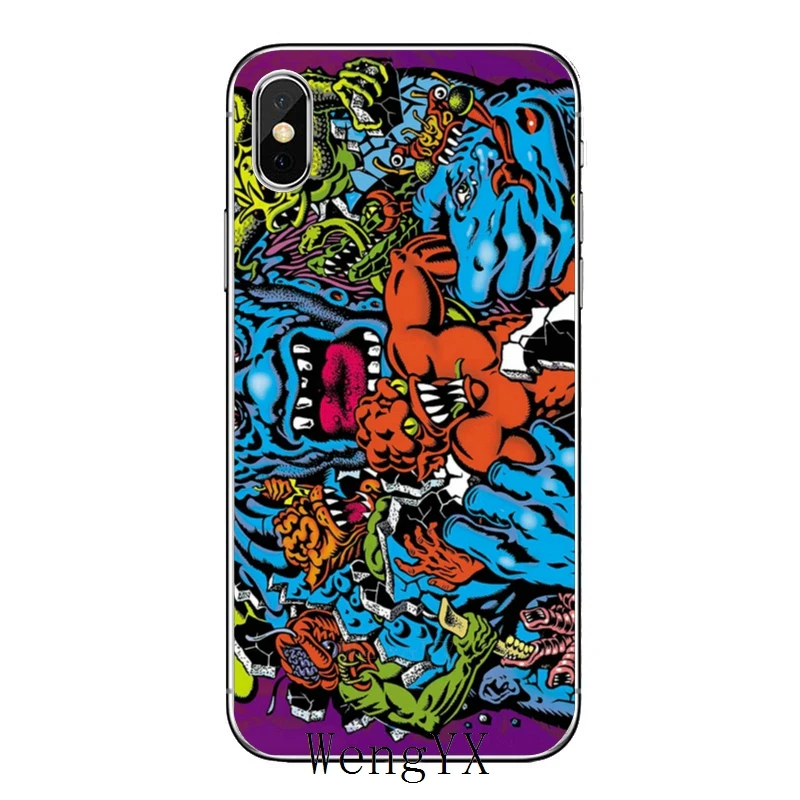 Art Santa Cruz скейтборды для iPhone 11 pro XR X XS Max 8 7 6s plus SE 5s 5c iPod Touch 5 6 Чехол - Цвет: art-Santa-Cruz-A-16