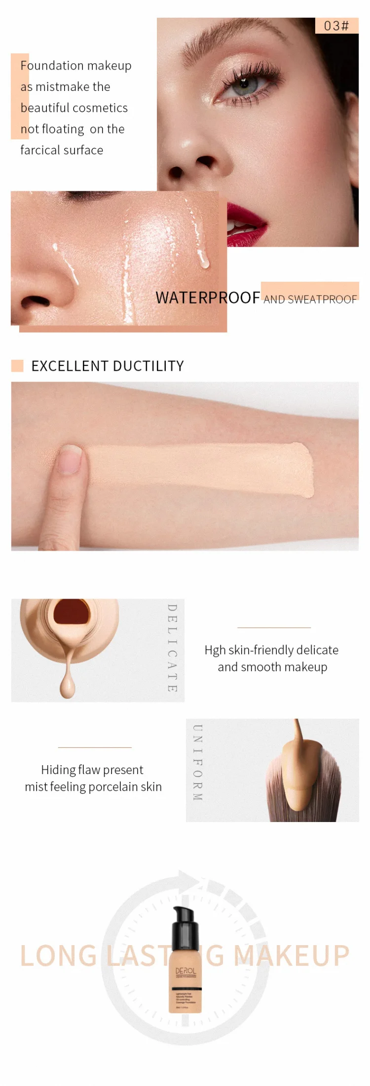 skin-friendly makeup foundation