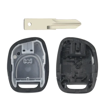 Chiave telecomando per Renault Twingo Clio Kangoo Master NO Chip Uncut Blade Keyless 4 Chiave telecomando per Renault Twingo Clio Kangoo Master NO Chip Uncut Blade Keyless - KEYYOU 1 pulsante Car Remote Key Shell Fob Cover per Renault Twingo Clio Kangoo Master