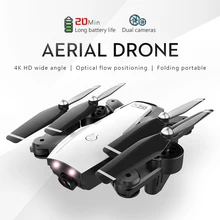 RC Drone com 4K HD Dual Camera Dobrável Me Siga Controle Remoto Mini Helicóptero do RC Drone Quadcopter FPV Profissional brinquedo