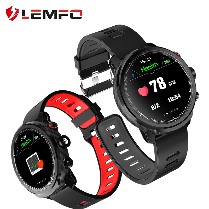 LEMFO L5 Смарт-часы для мужчин IP68 полный сенсорный анти-отпечатки пальцев мужские