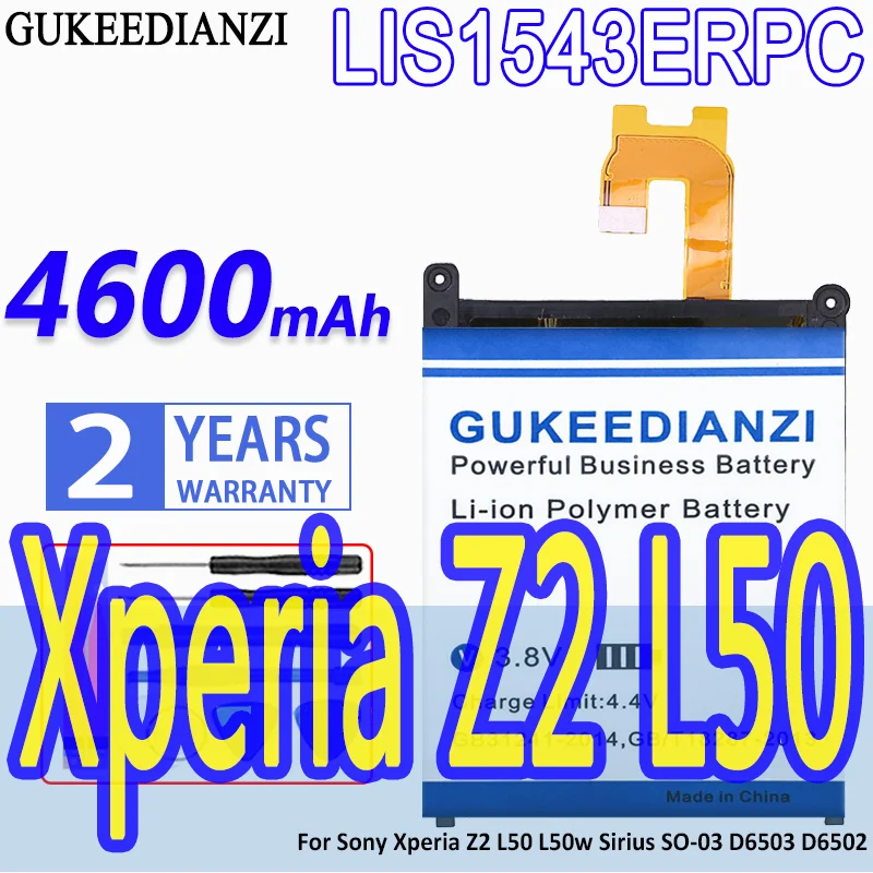 Batterie Originale Sony LIS1543ERPC Pour Xperia Z2 (D6503, D6543, D6502, L50W), 3200mAh