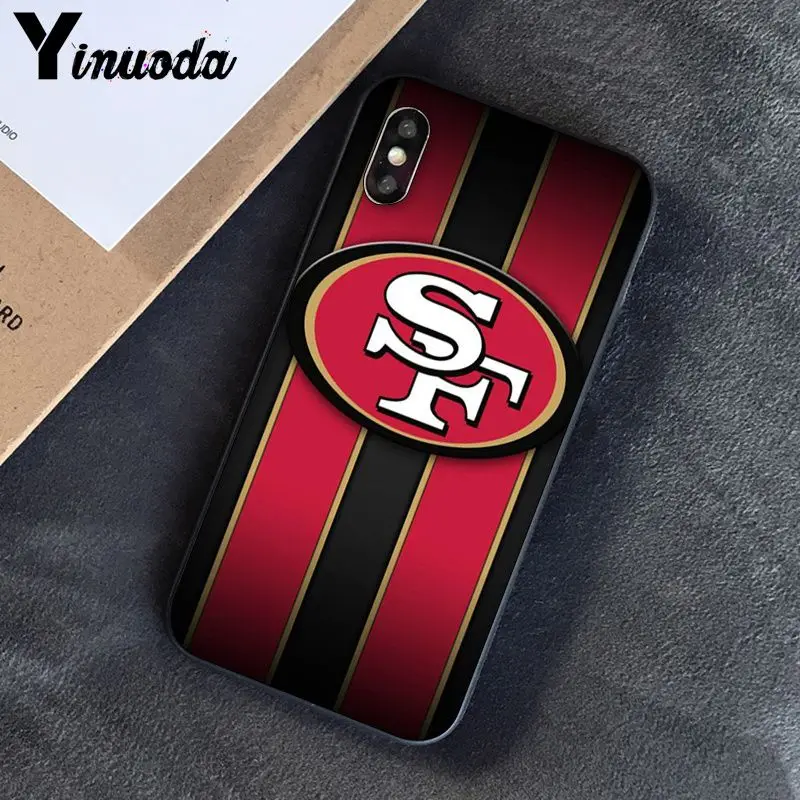 Yinuoda San Francisco 49ers DIY роскошный высококачественный защитный чехол для iPhone 8 7 6 6S Plus 5 5S SE XR X XS MAX Coque 11 11pro max - Цвет: A3