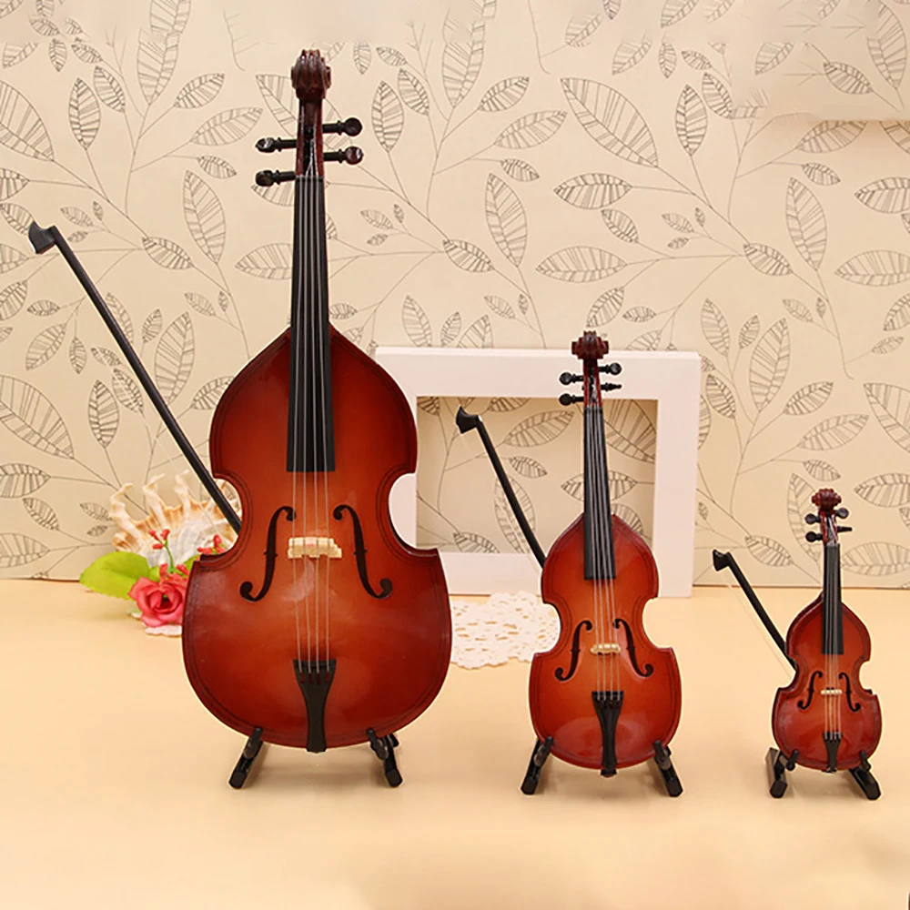 Miniatur Gambe Mini Musikinstrument Dekoration