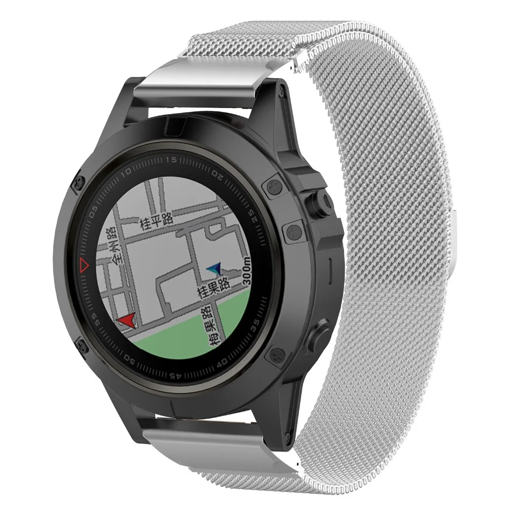 26 мм браслет из нержавеющей стали ремешок для Garmin Fenix 5X/Fenix 3/Fenix 3HR ремешок для Garmin Fenix 6X ремешок для часов
