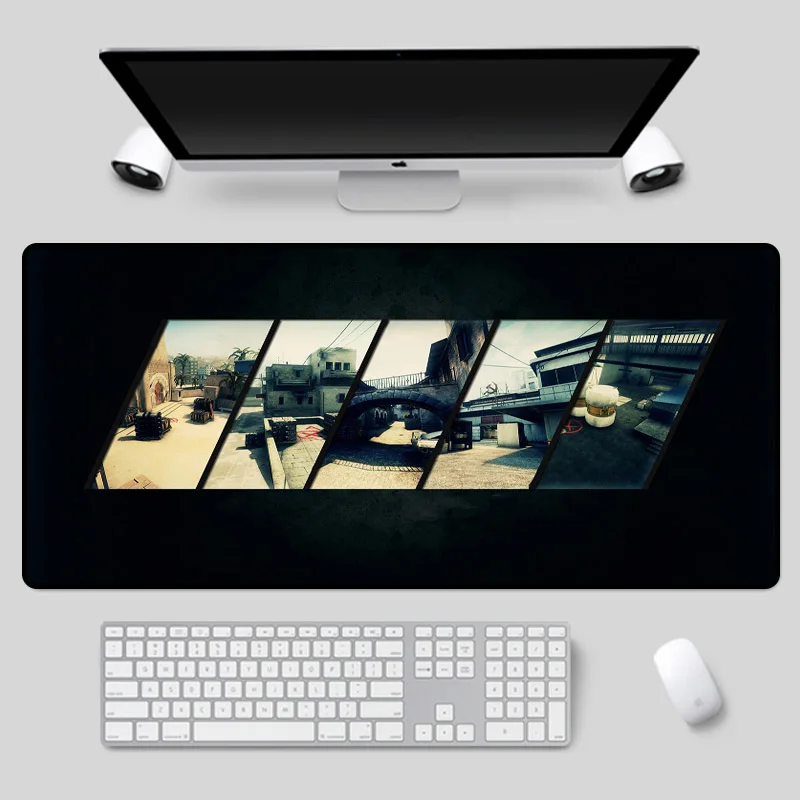 

Mairuige csgo popular pattern mouse pad rubber durable large size computer gaming keyboard pad