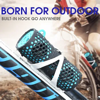 

Wireless Bluetooth V4.2 Outdoor Speaker IP67waterproof with Stereo HD sound 8H work time compatible with mobile phones speakers
