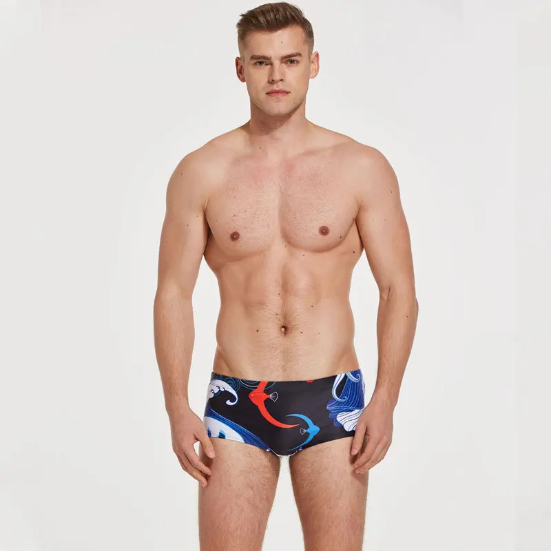 

A Swimming Industry Four Corners Swimming Trunks Training Bathing Suit Small Triangle Men