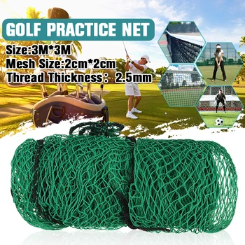 

Golf Practice Net Nylon Netting Straps Easy to Fasten 3 Square Net Rope Border Heavy Duty Impact Mesh Netting