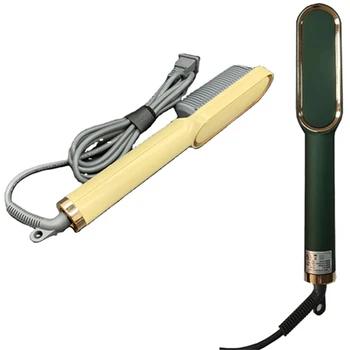 

Beard Hair Straightener Comb Wireless Portable Ionic Comb EU Plug