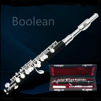 

Piccolo C Key Cupronickel Half-size Flute Silver Plated Body Material ABS resin