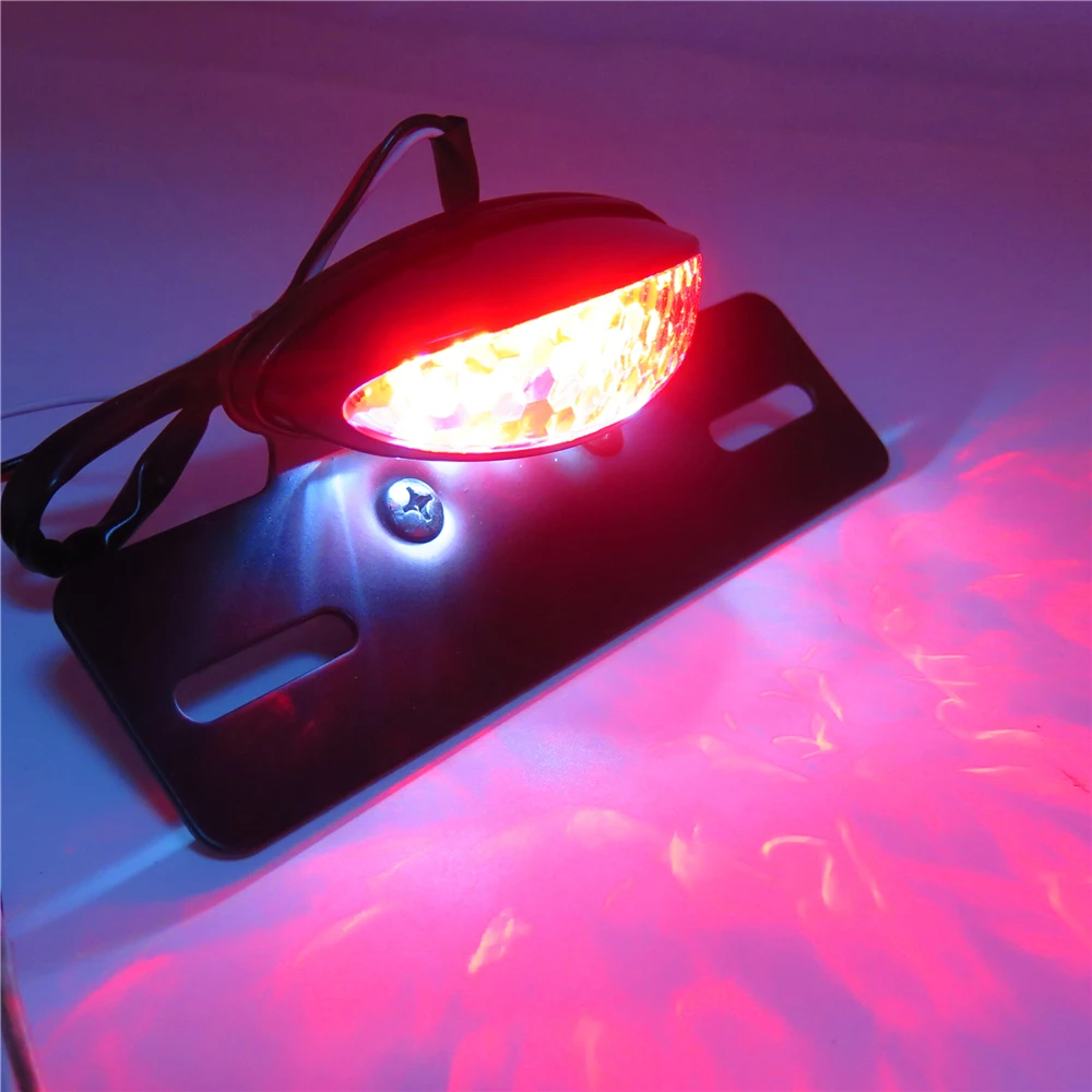 Пользовательский мотоциклетный тормозной номерной знак задний светильник со