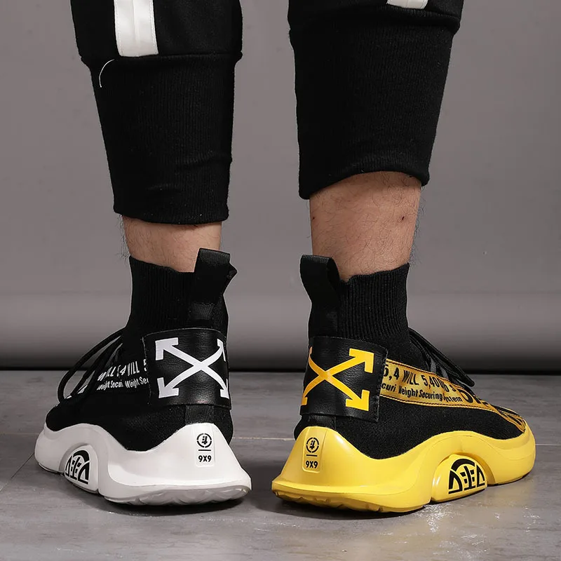 

Early Spring New Style MEN'S SHOES wa zi xie Trend Versatile Men Sports Casual Mandarin Duck Trendy Shoes Youth High-top Board S