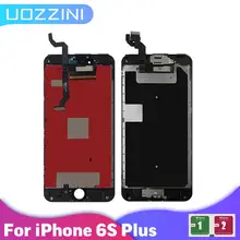 Aaa + + + + lcd para iphone 6s mais display lcd completo tela de toque digitador assembléia substituição conjunto completo com botão casa + câmera