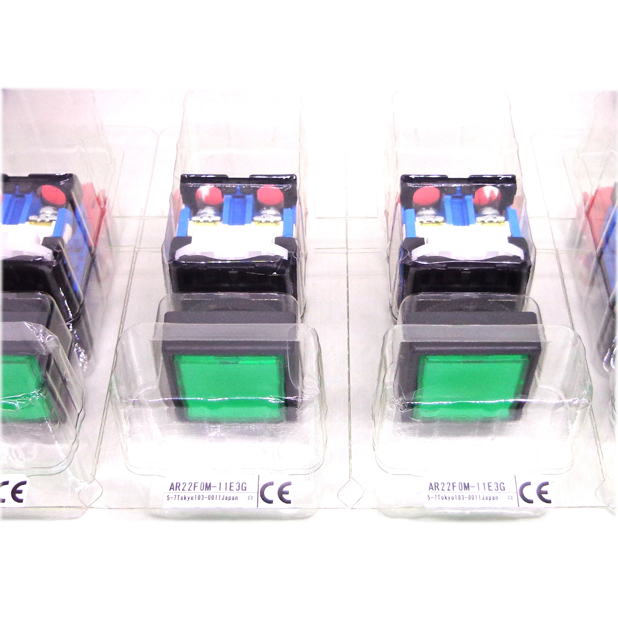 Fe fuji кнопочный переключатель AR22FOM E3 E4 22 мм AR22FOM 01 10 11 22 E3 W/R/Y/G светодиодный белый красный желтый зеленый 24V AR22FOM-11