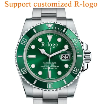 

A2813 Rolexables For 99% Copy Men Watches Replica Green Dial Super Luxury Submariner Business WristWatch Male Relogio Masculino